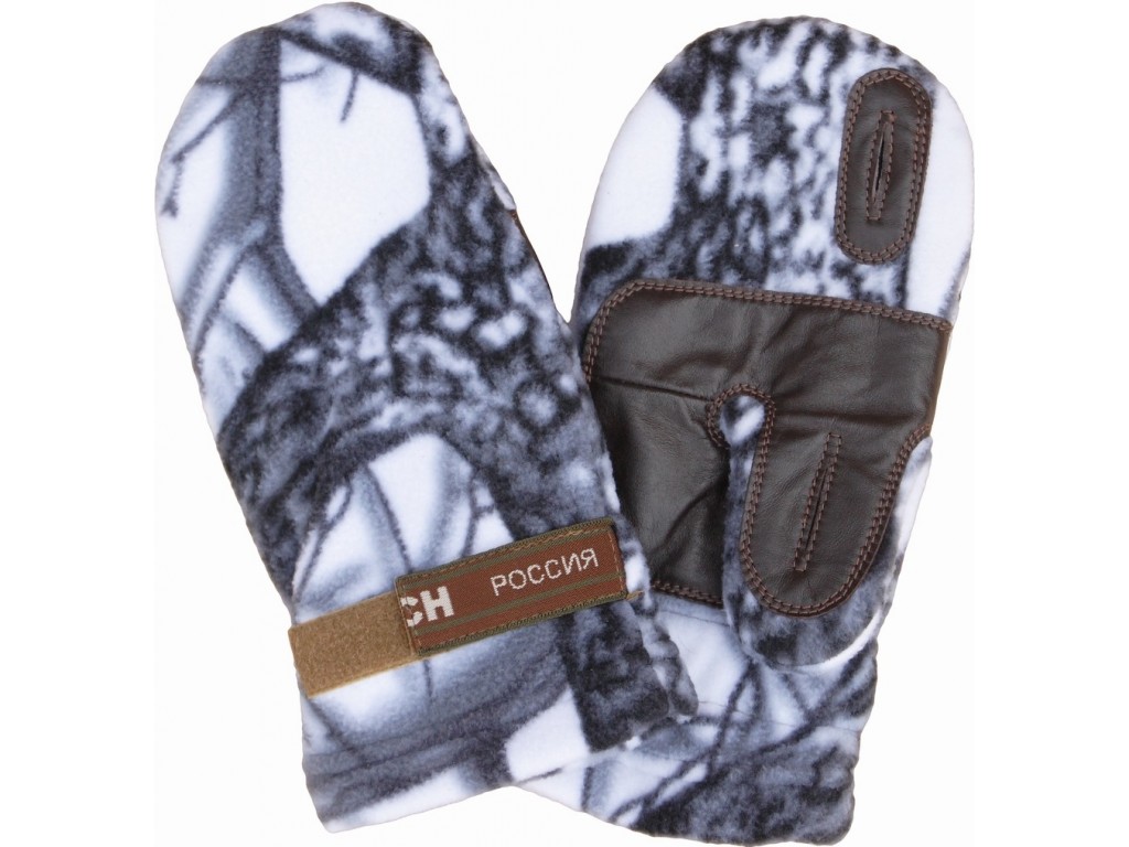 Варежки ХСН (белый лес)