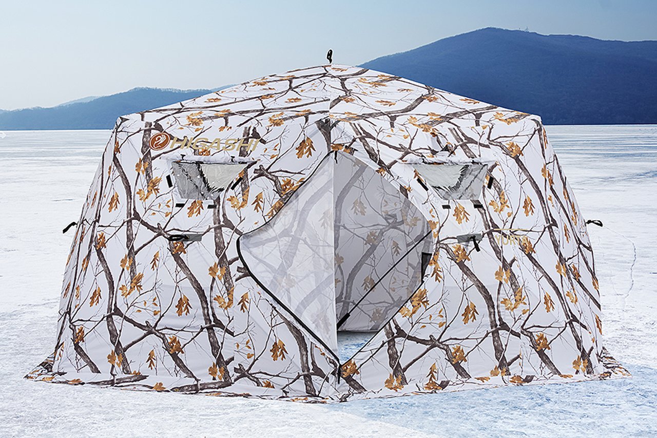 Палатка для зимней рыбалки  WINTER CAMO YURTA, 460*460, высота 210см