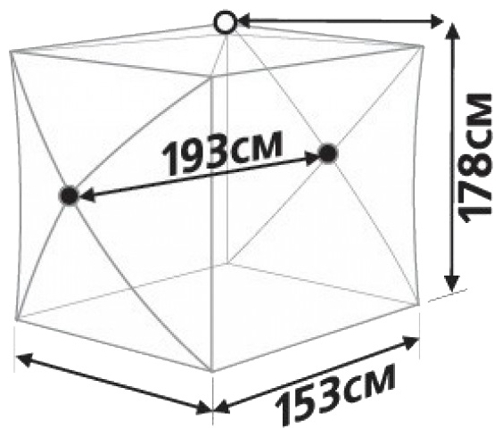Палатка Alaska-2 PRO, зимняя, для рыбака