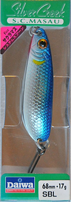 Блесна DAIWA Silver Creek Masau, 17 г, 68 мм, GR