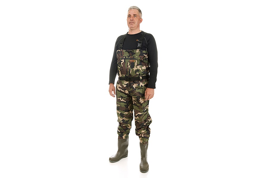 Вейдерсы  Waterskin Camo pvc, сапоги, войлок