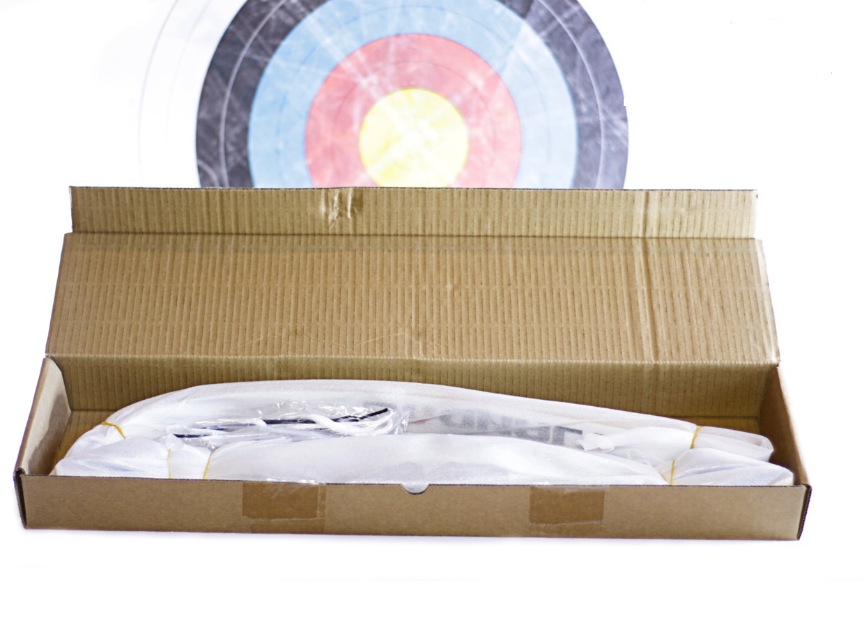 Лук рекурсивный (Олимпик) 68" 38# (серебристая рукоять, чёрные плечи)