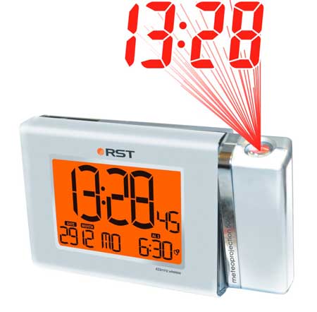 Погодная станция проекционная  meteo projection белая